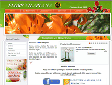 Tablet Screenshot of floristeriavilaplana.com